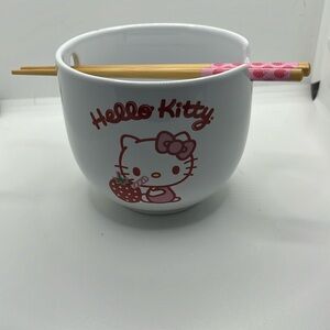 Hello kitty soup bowl , good condition